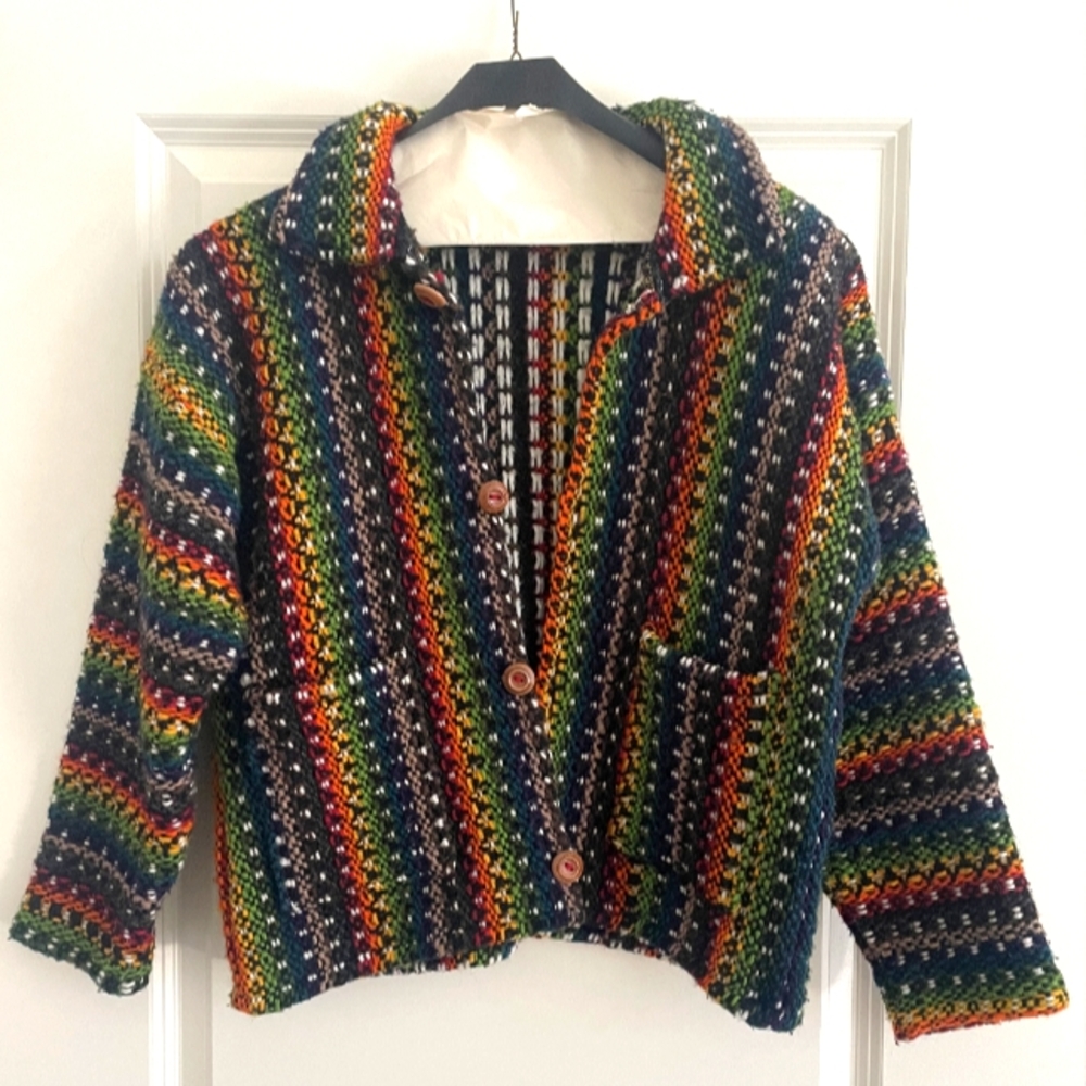 Ecuadorian Knit Wool Coat